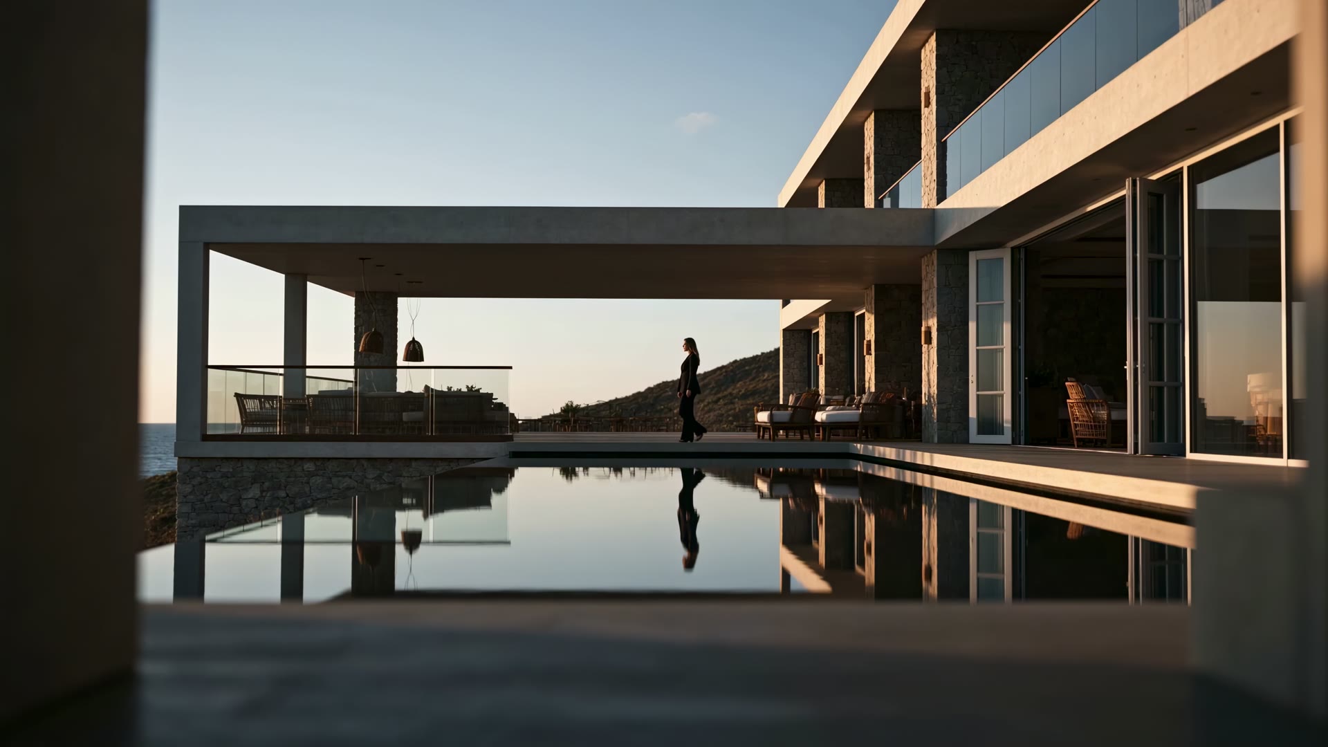 A cinematic frame from the Idria Solutions showreel